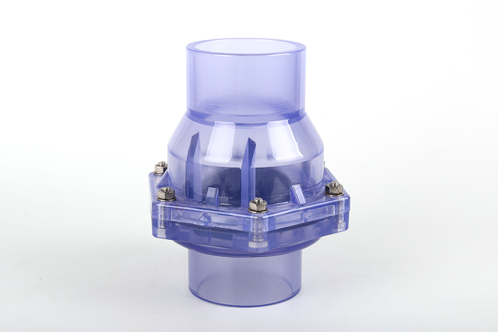 武平透明翻板式止回阀